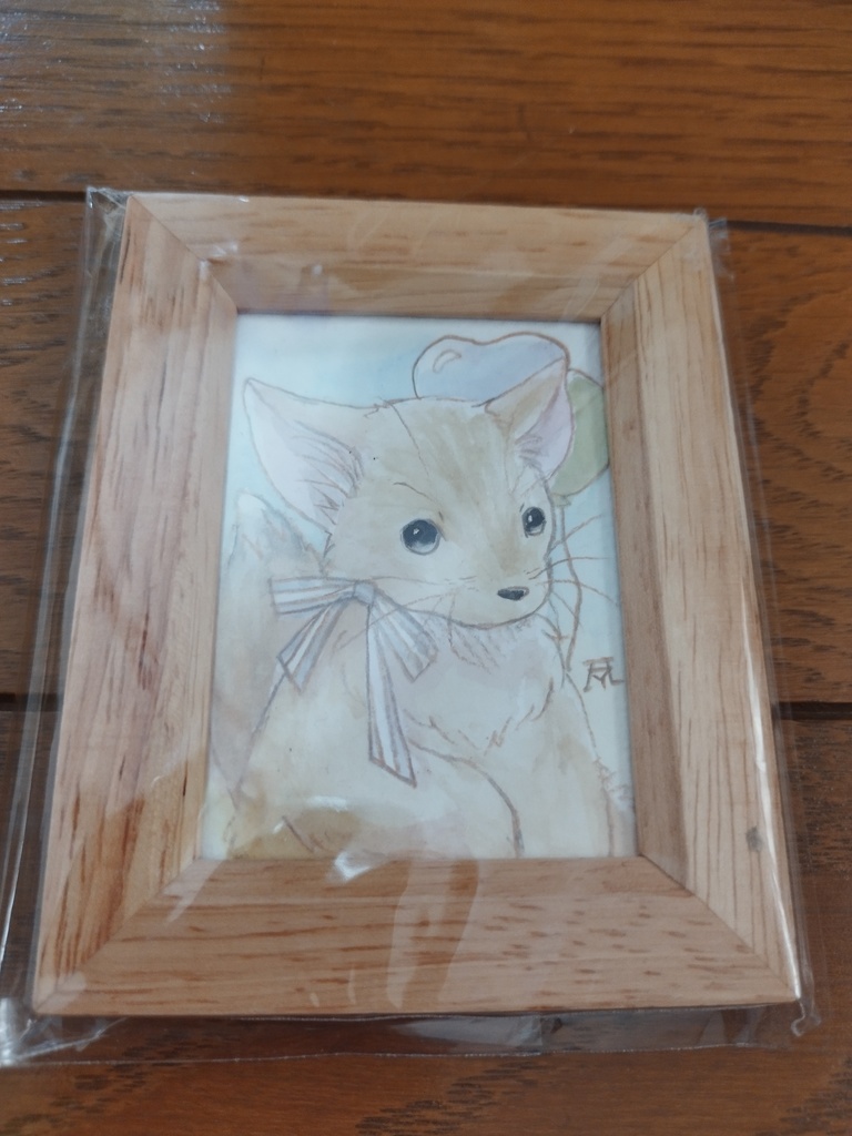 小動物イラスト原画