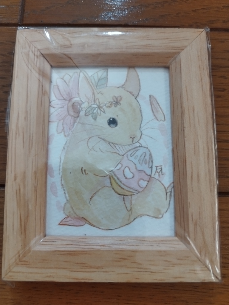 小動物イラスト原画