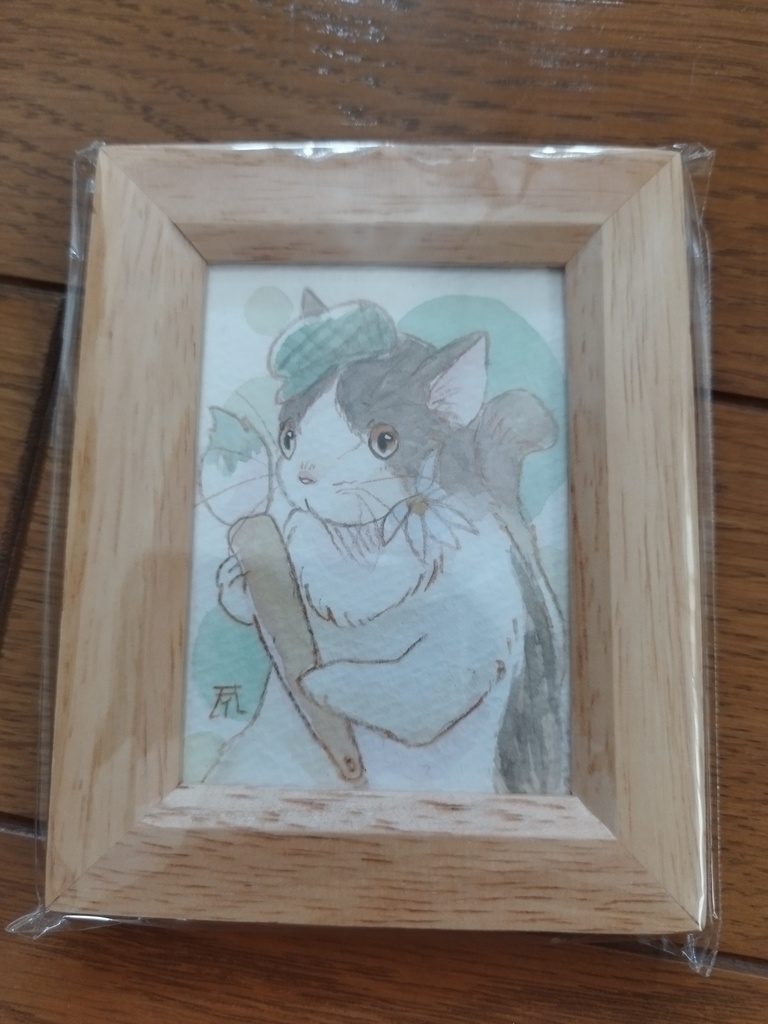 小動物イラスト原画