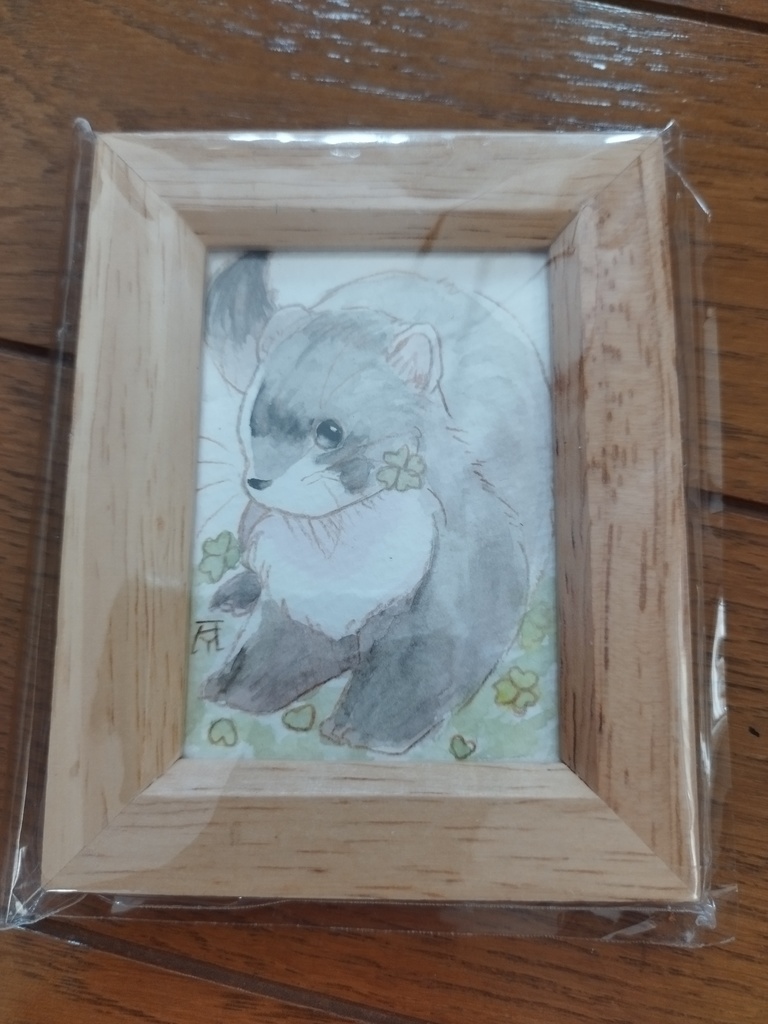 小動物イラスト原画