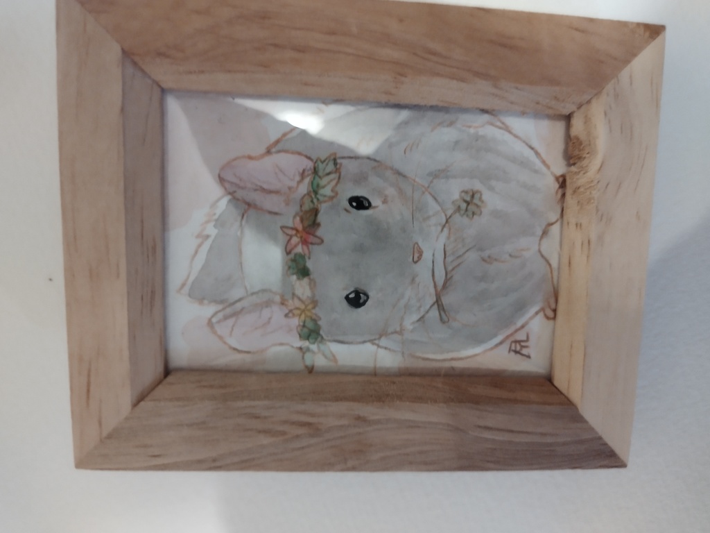 チンチラ/エゾモモンガ イラスト原画