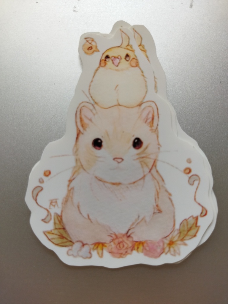 フルーの耐水ステッカー