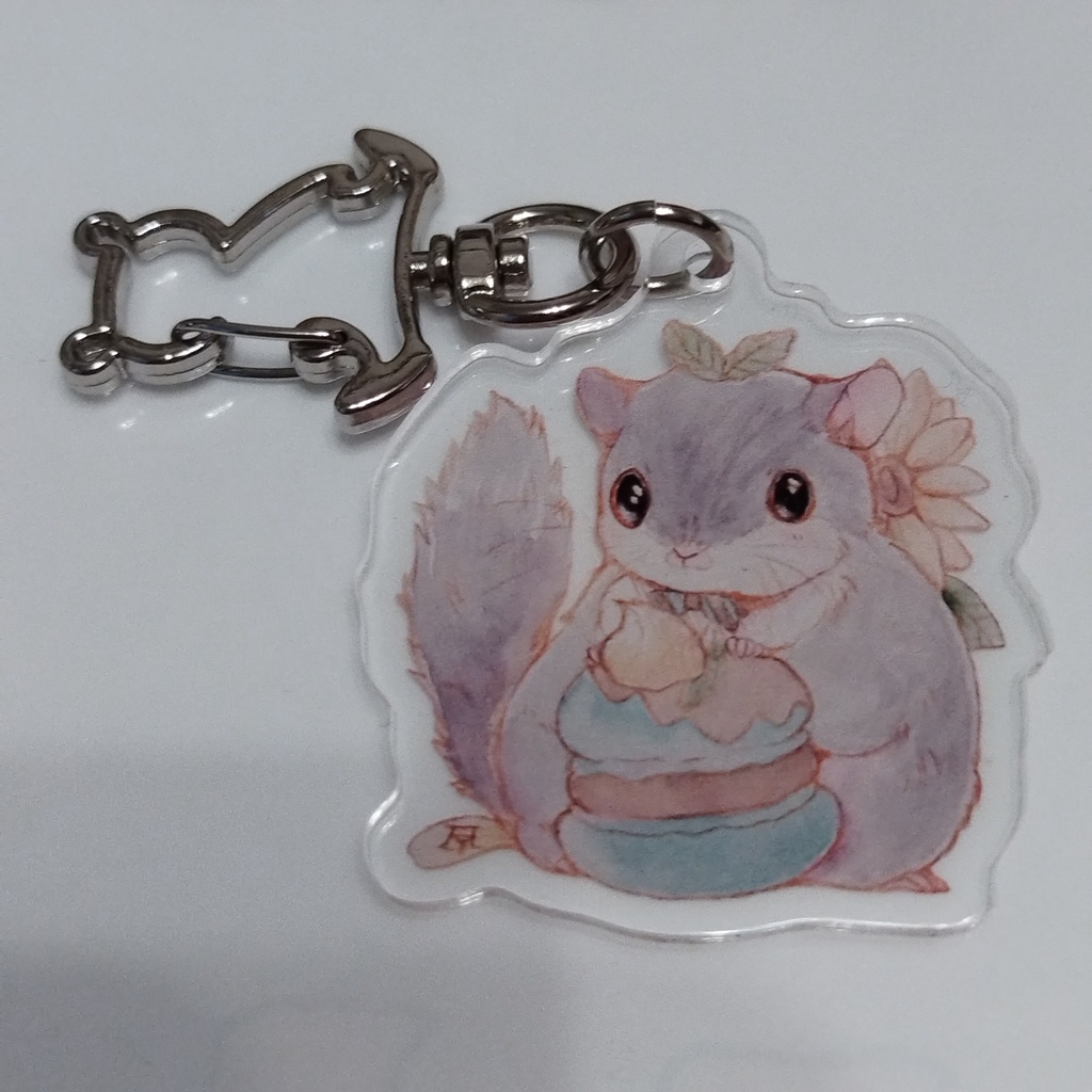 小動物アクリルキーホルダー
