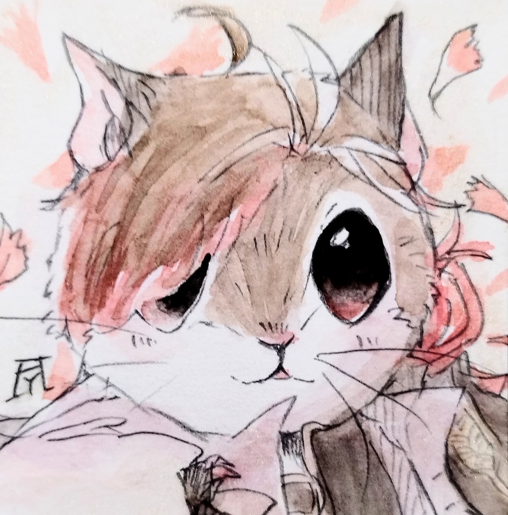 FGO 透明水彩イラスト原画