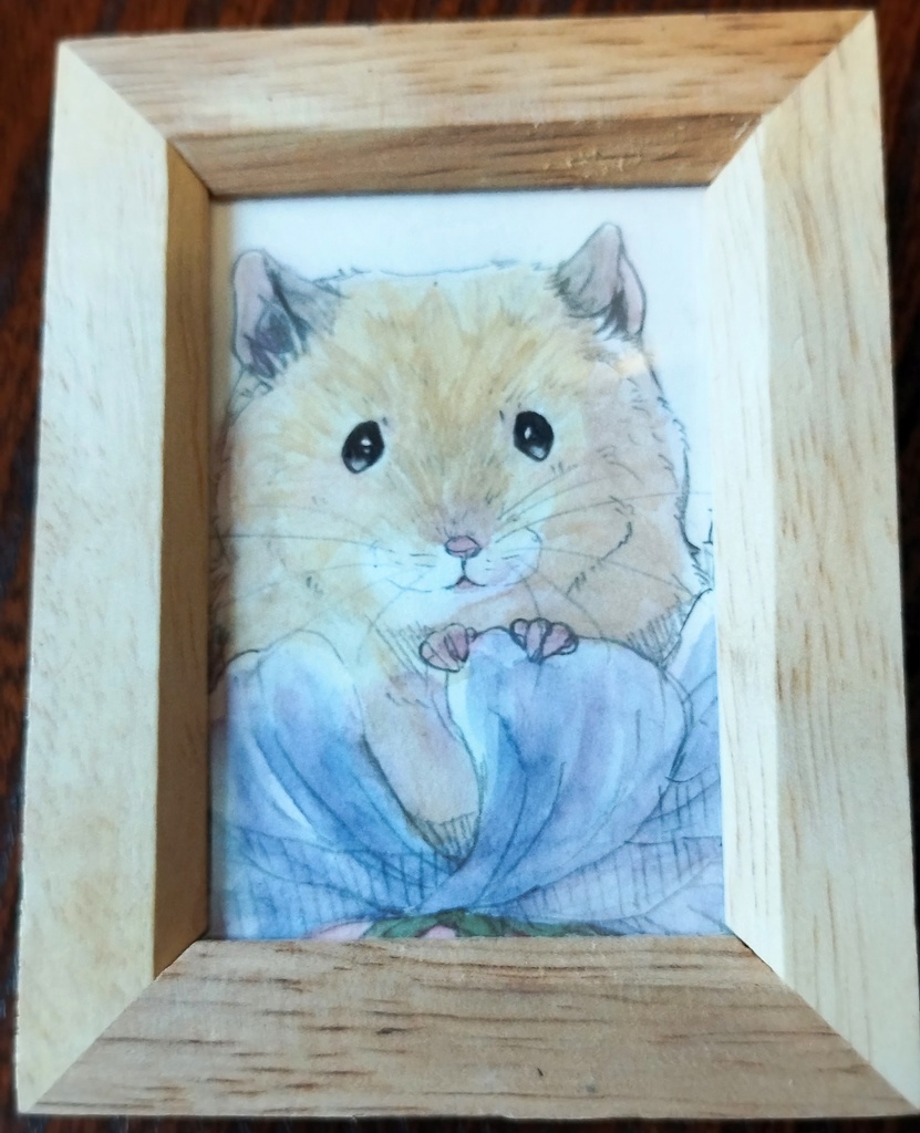 キンクマ 透明水彩イラスト原画