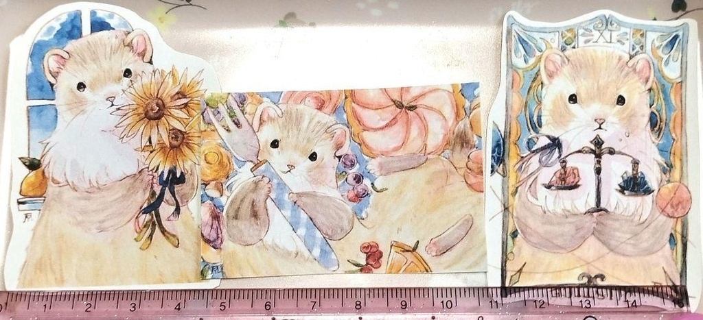 フェレットのフルー シールセット