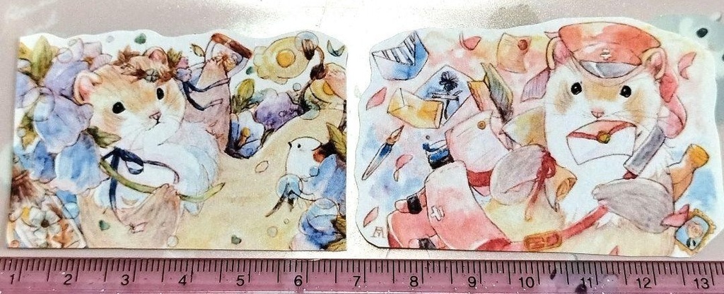 フェレットのフルー シールセット