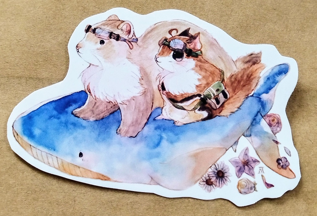 フェレット/シマエナガ シール