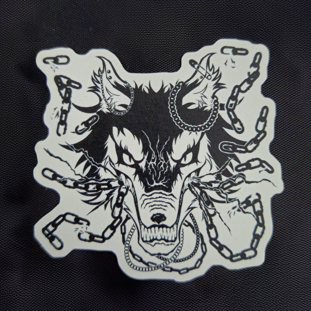ChainWolfステッカー