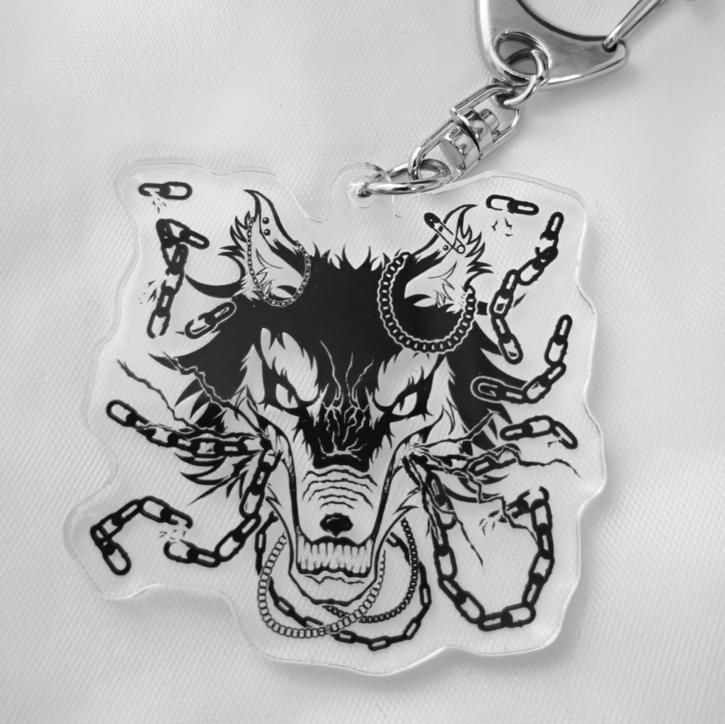 ChainWolfアクリルキーホルダー