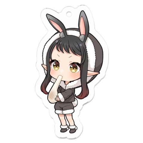 【もちうさぎあこ】アクリルキーホルダー