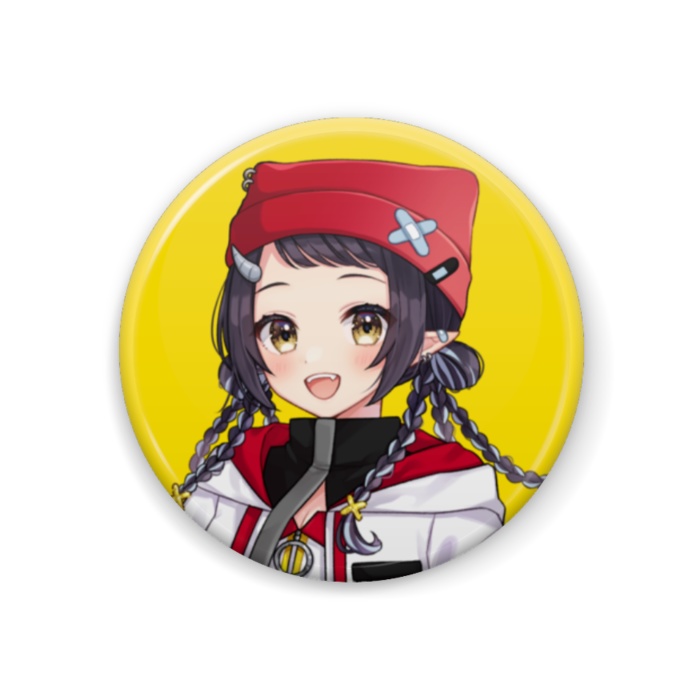 【和崎あこ】マット缶バッジ