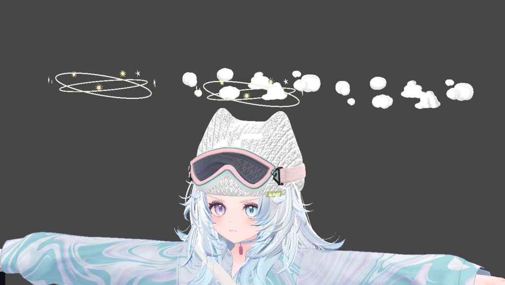 ゆれる、まわる もくもくヘイロー