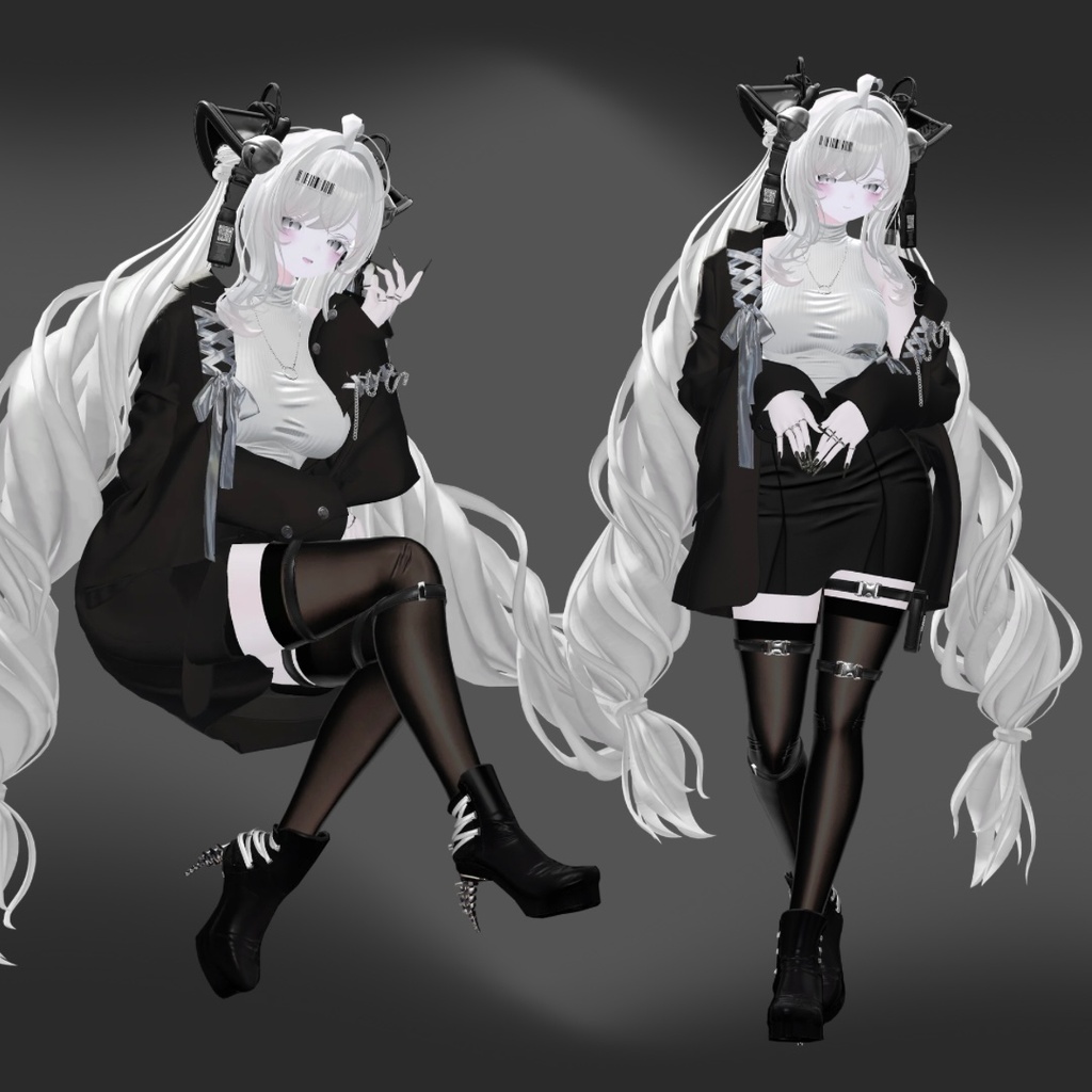 【FREE/無料】POSE SET×12 Model Style_虎の子