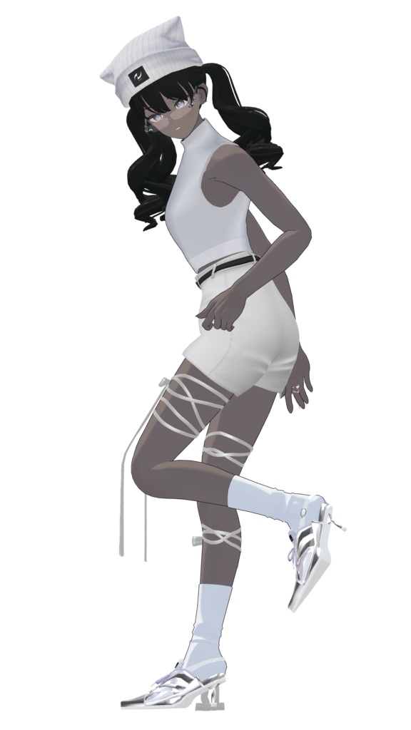 【販売開始SALE】9アバター対応 leg ribbon_虎の子