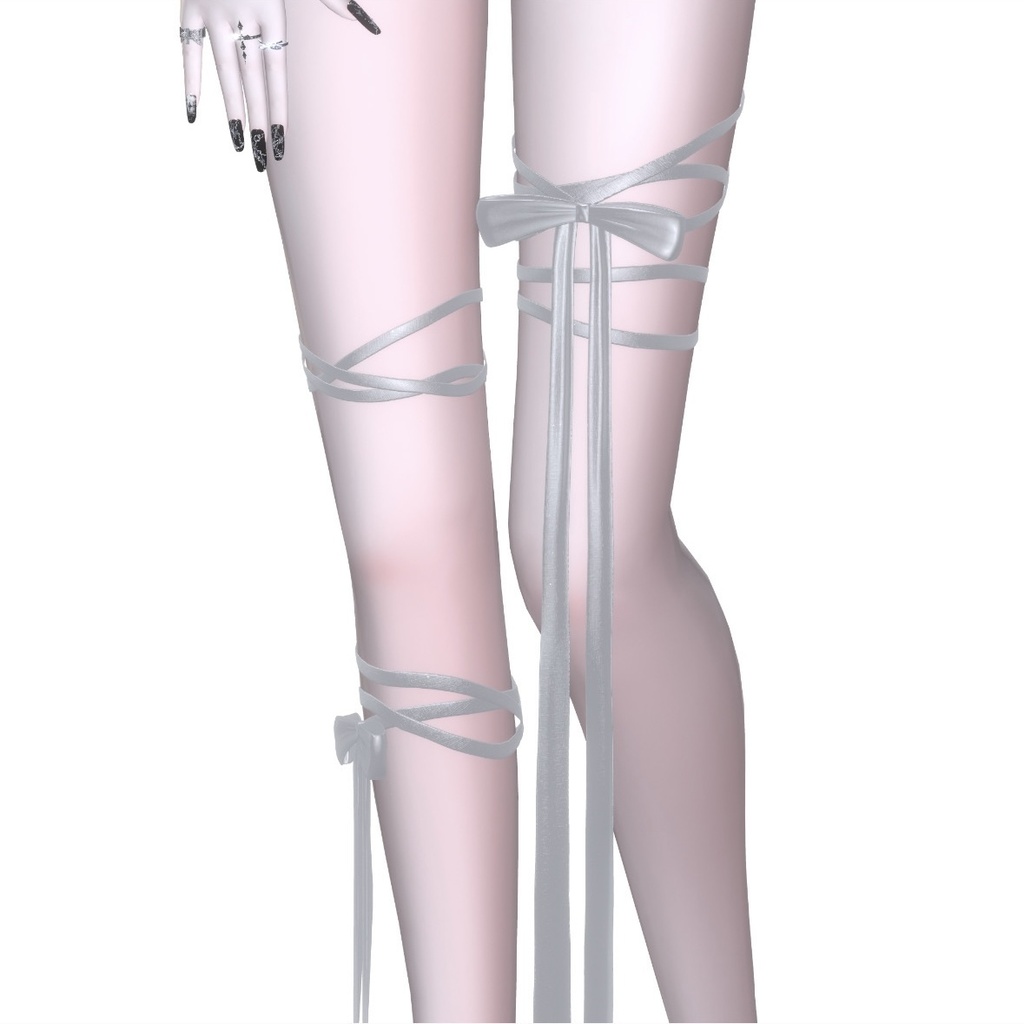 【販売開始SALE】9アバター対応 leg ribbon_虎の子