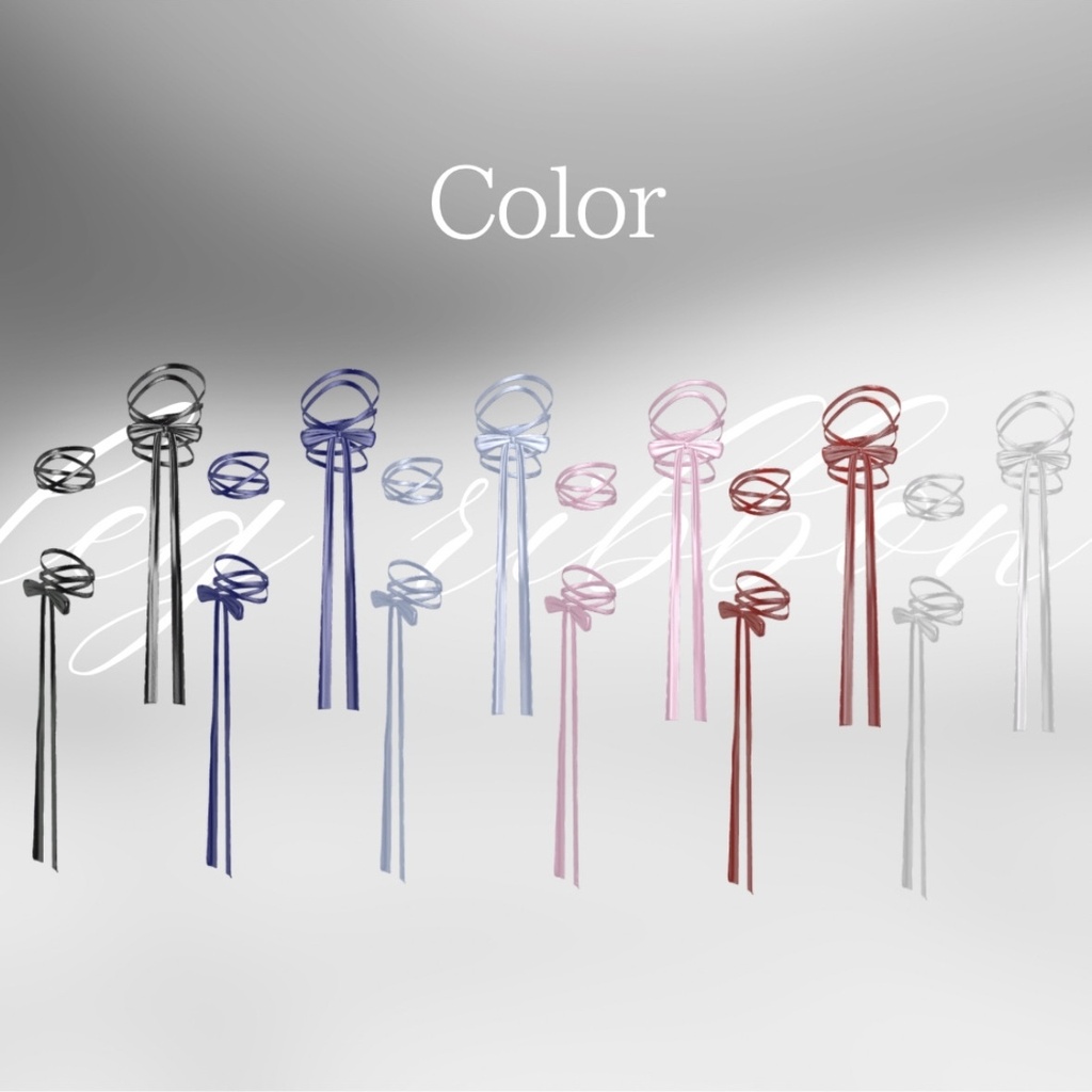 【販売開始SALE】9アバター対応 leg ribbon_虎の子
