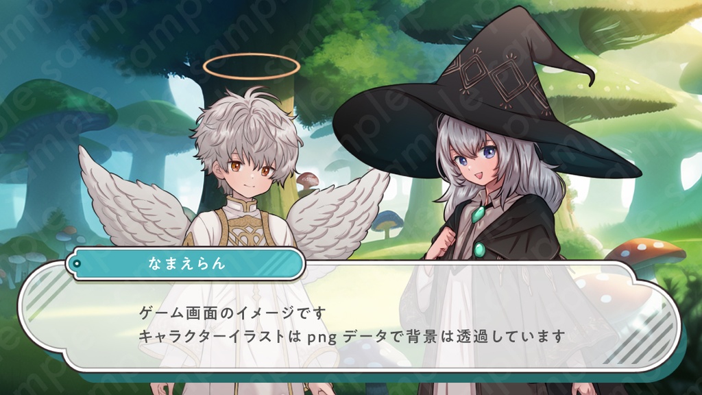 【立ち絵素材】魔女見習いの銀髪女性のイラスト・ファンタジー・10代・全身表情10種+α