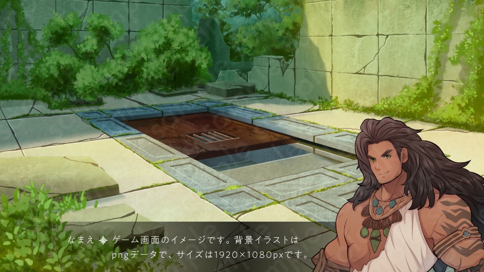 【背景素材】地下への階段の背景イラスト・ファンタジー・遺跡・ダンジョン・牢屋・差分4種【朝・昼・夕・夜】