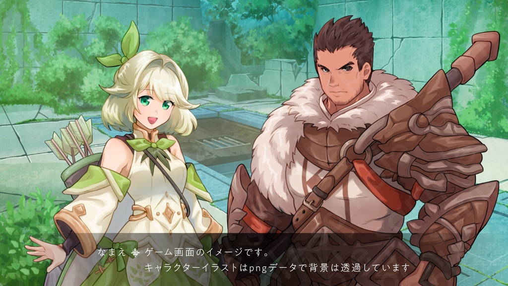 【立ち絵素材】豪快な赤甲冑の戦士・頼れる兄貴分・ファンタジー全身+表情12種+α