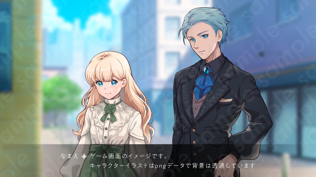 【立ち絵素材】ファンタジー貴族風の男性キャラ・表情13種×5種髪型