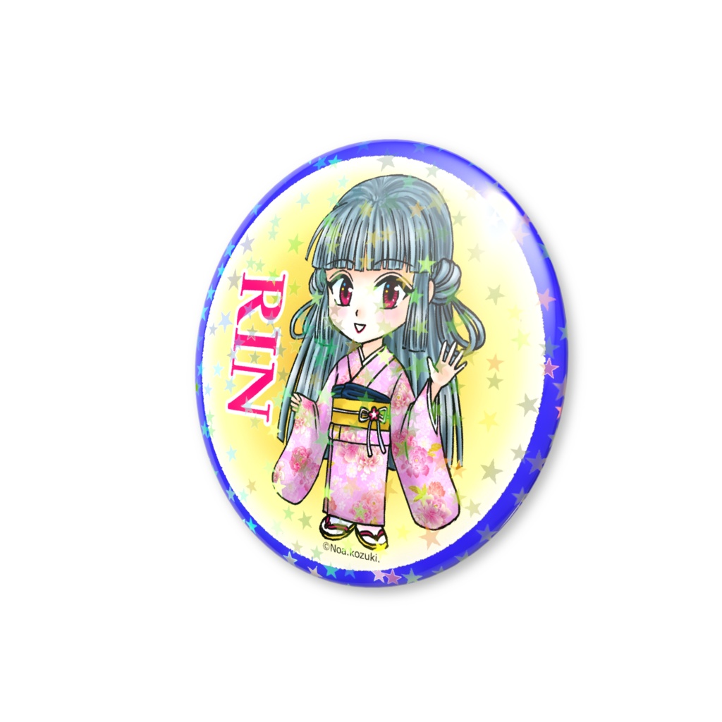 凛 ホログラム缶バッジ