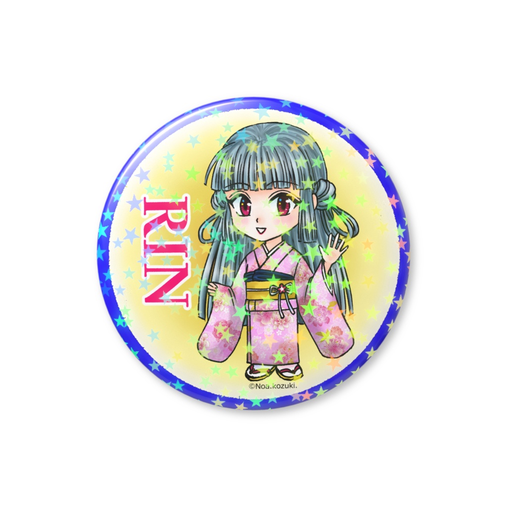 凛 ホログラム缶バッジ - 夢色アクアマリン BOOTH店 - BOOTH