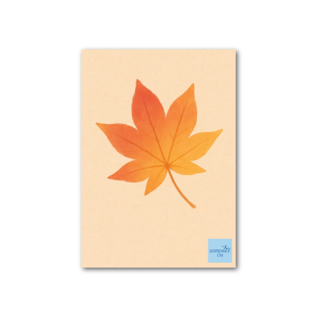 秋風に舞う、朱の想い