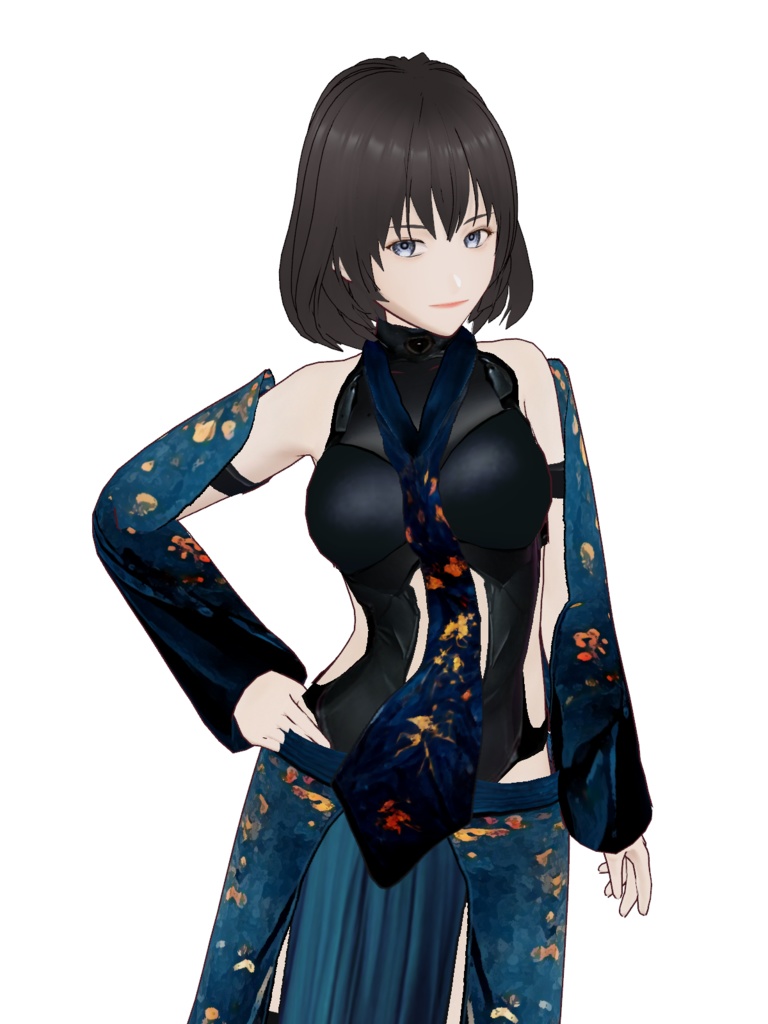 Vroid用 和風サイバーウェア１