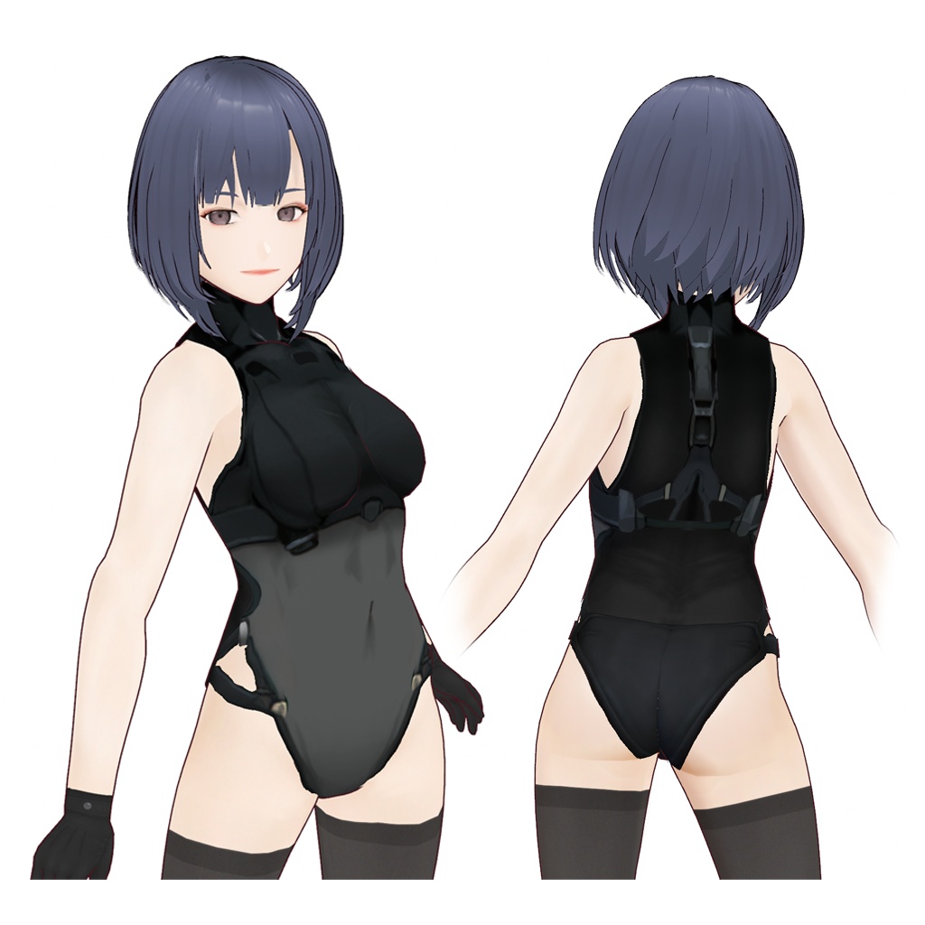 Vroid用 サイバー ボディスーツ