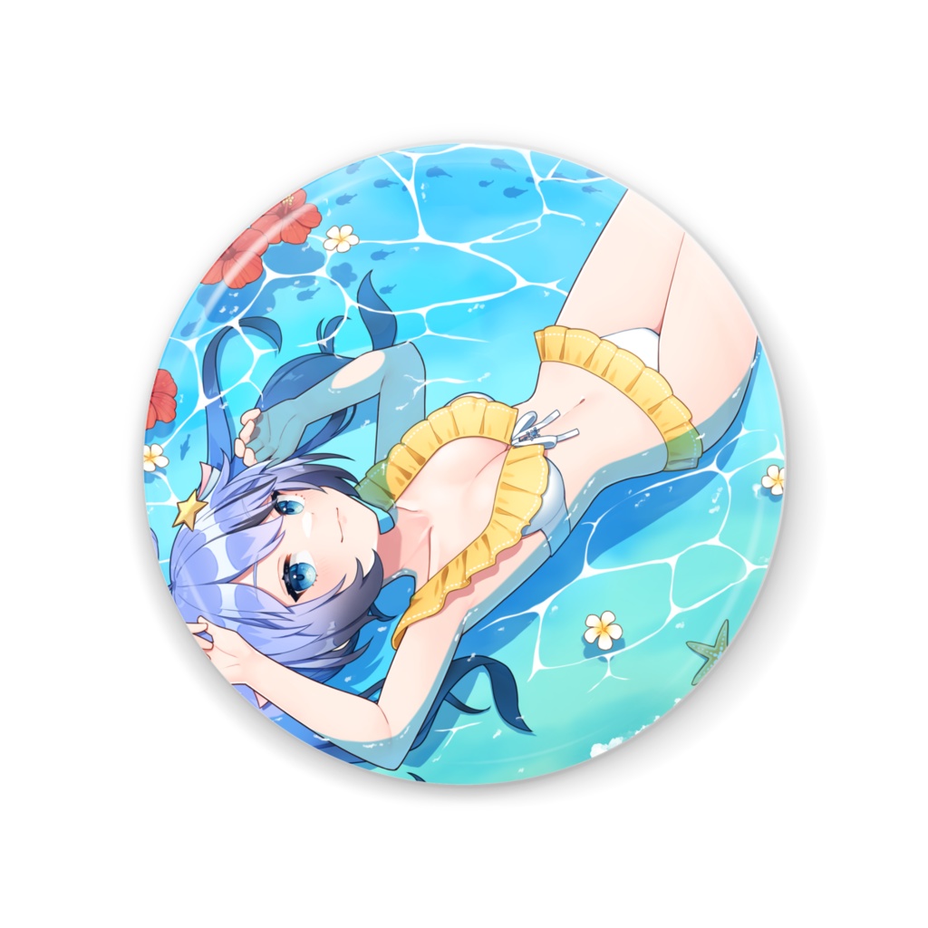 氷晶リリ 水着衣装缶ミラー