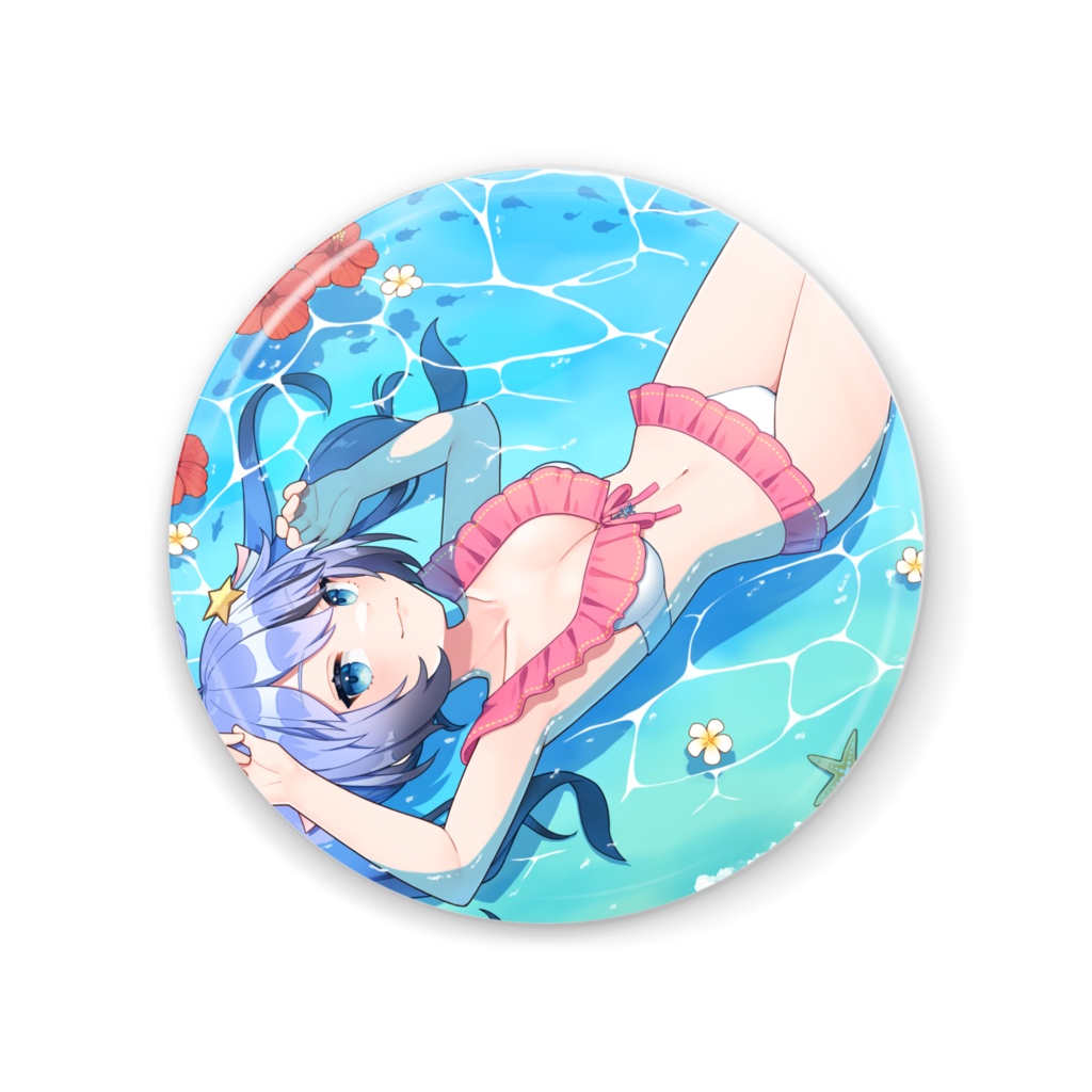 氷晶リリ 水着衣装缶ミラー