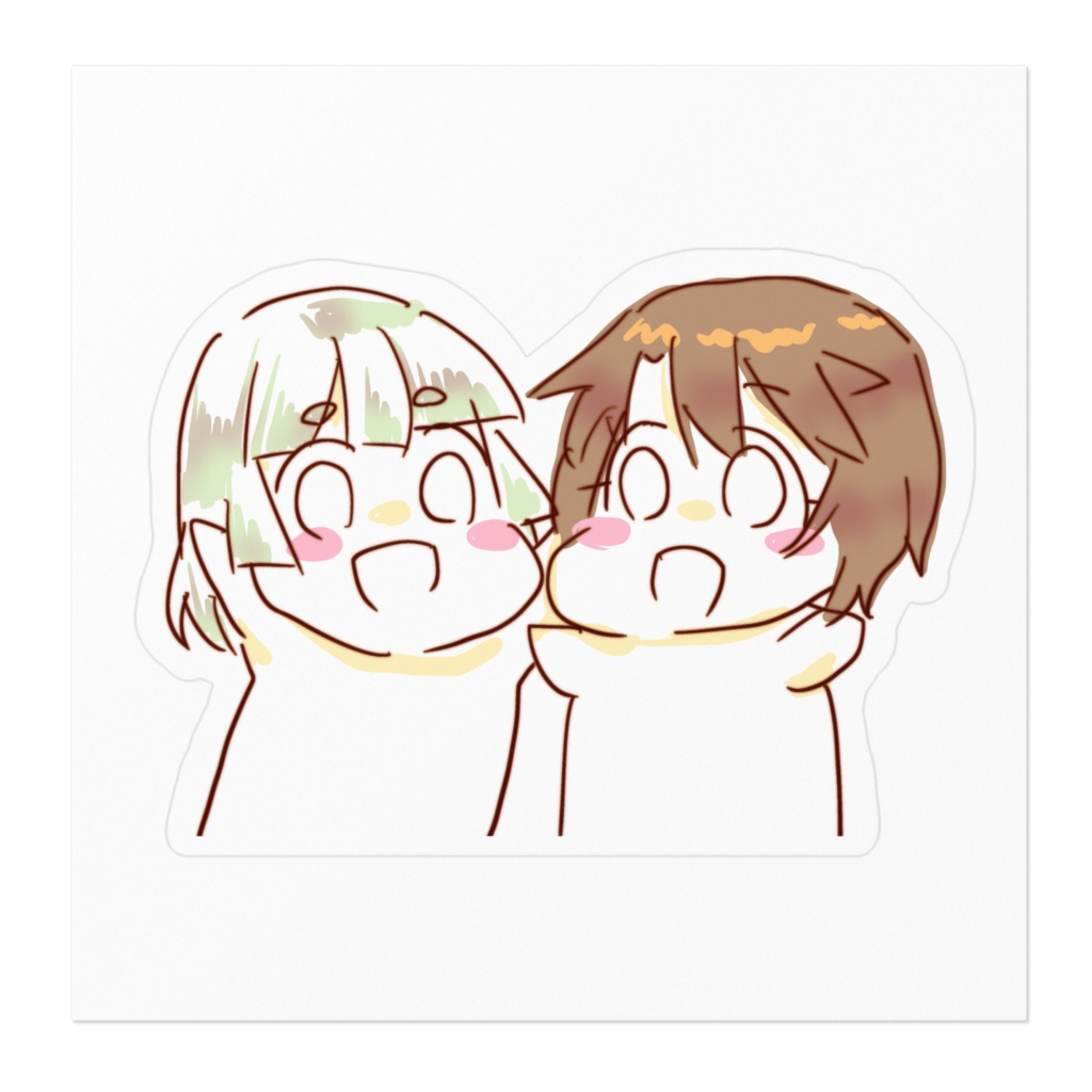 ステッカー2 ほよほよたち【一次創作】