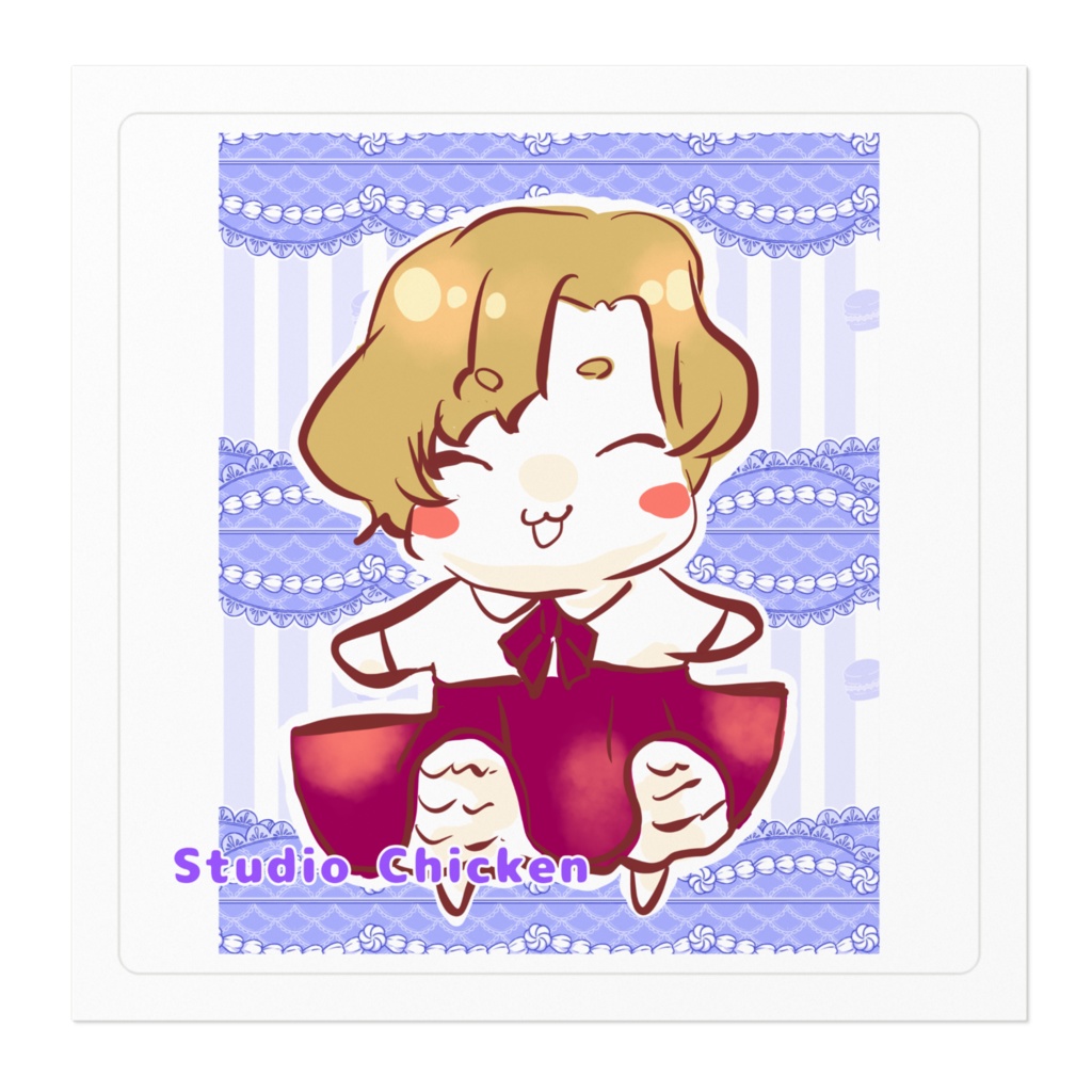 ルリちゃんステッカー【一次創作】