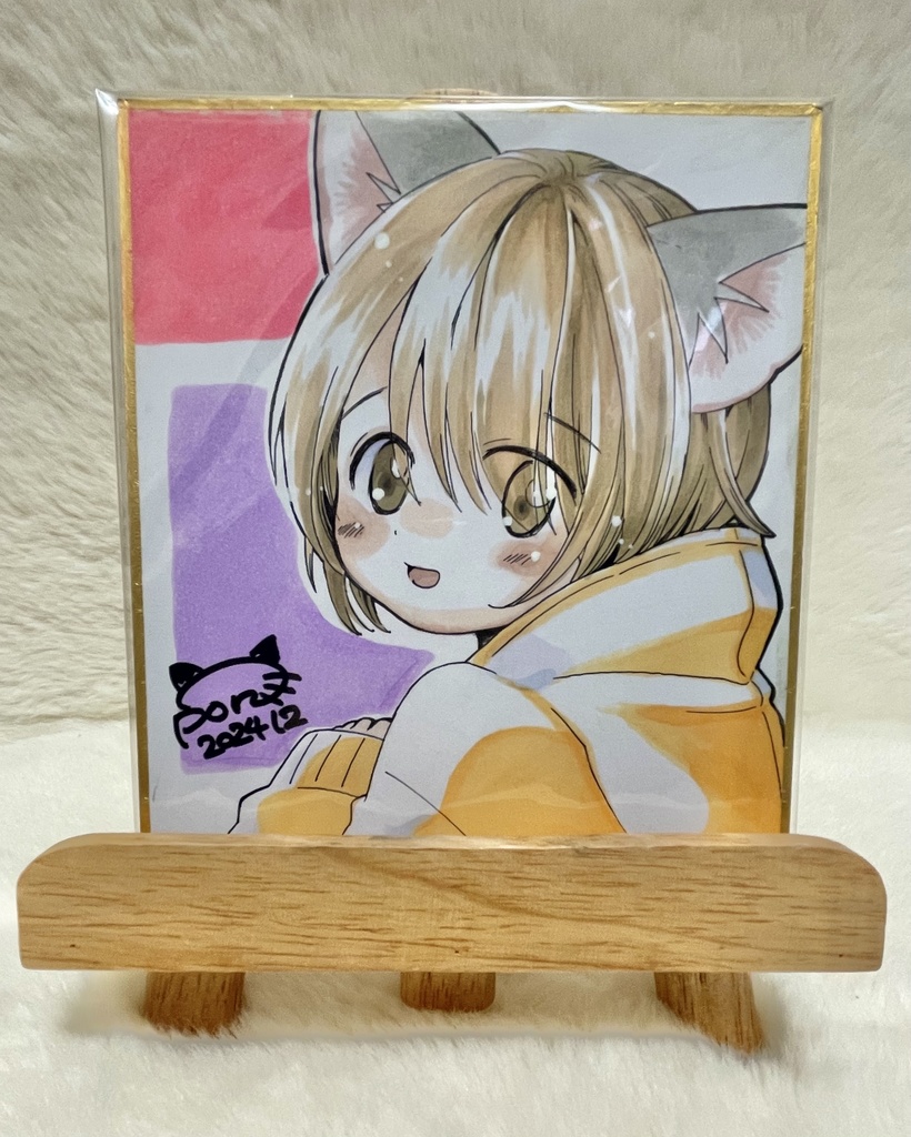 アナログ色紙🐾