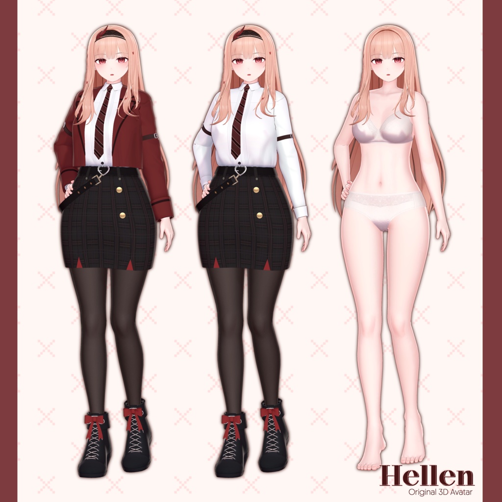 オリジナル3Dモデル「ヘレン」