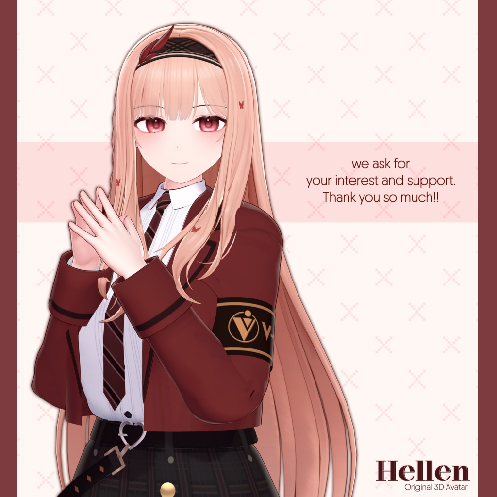 オリジナル3Dモデル「ヘレン」