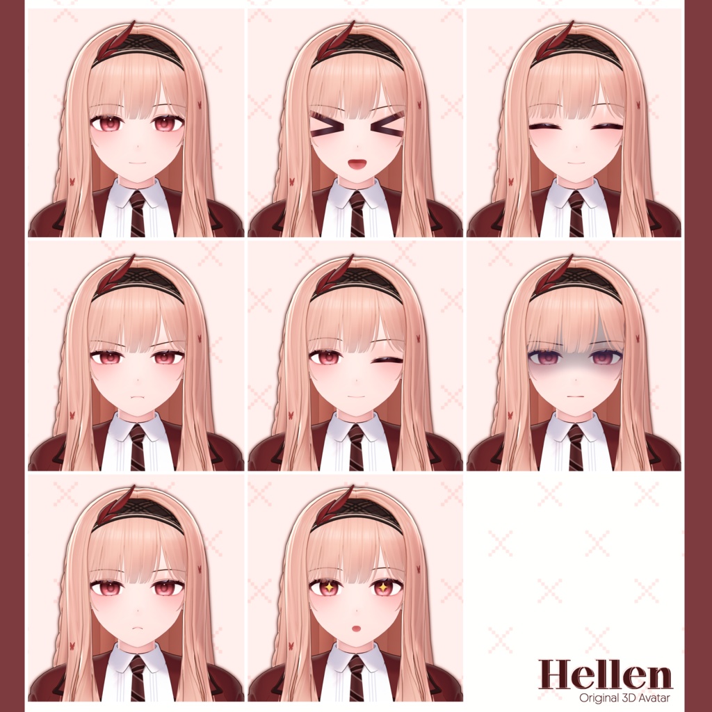 オリジナル3Dモデル「ヘレン」