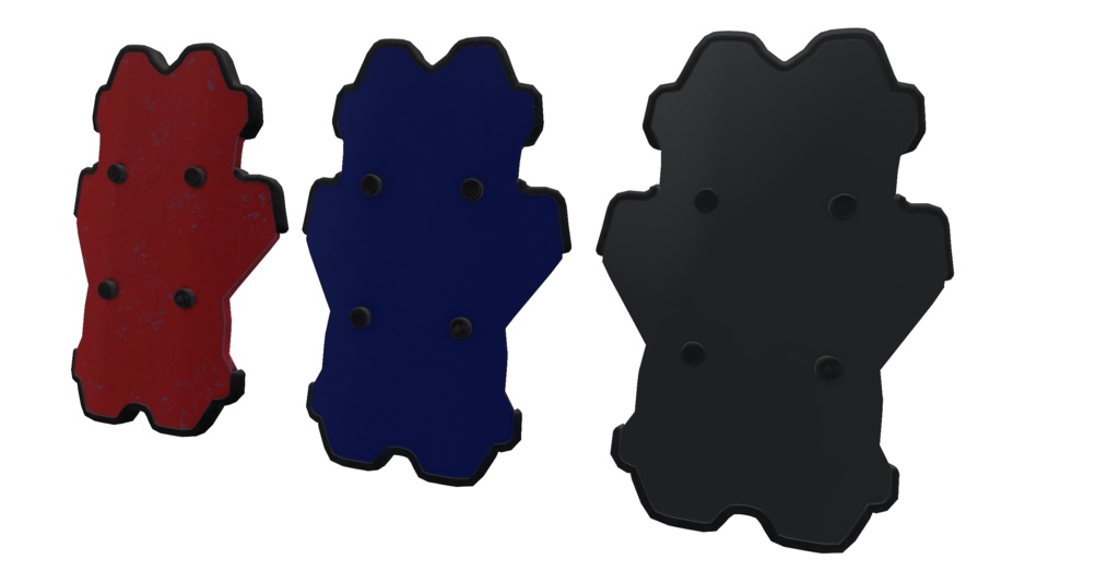 【3Dモデル】Bulletproof Shield