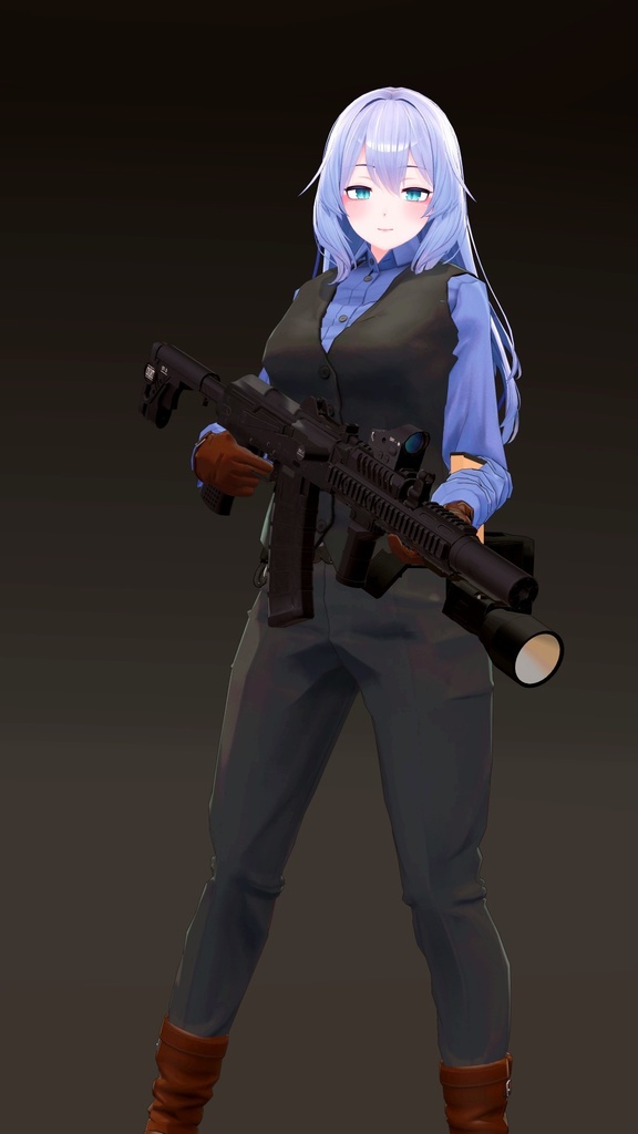 【3Dモデル】Tactical light&light switch