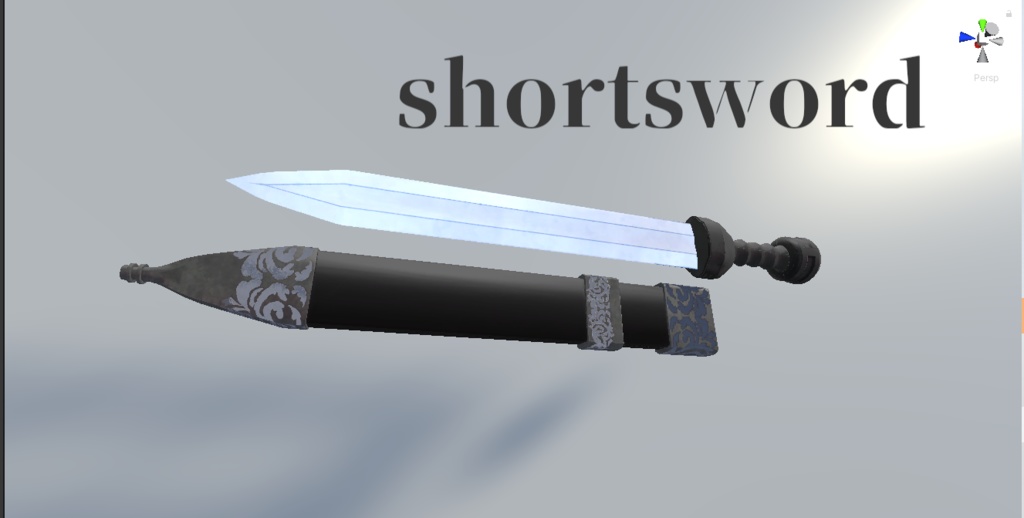 【3Dモデル】shortsword