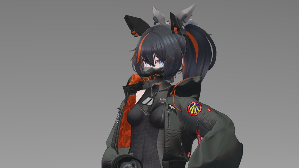 3Dモデル WolfMask