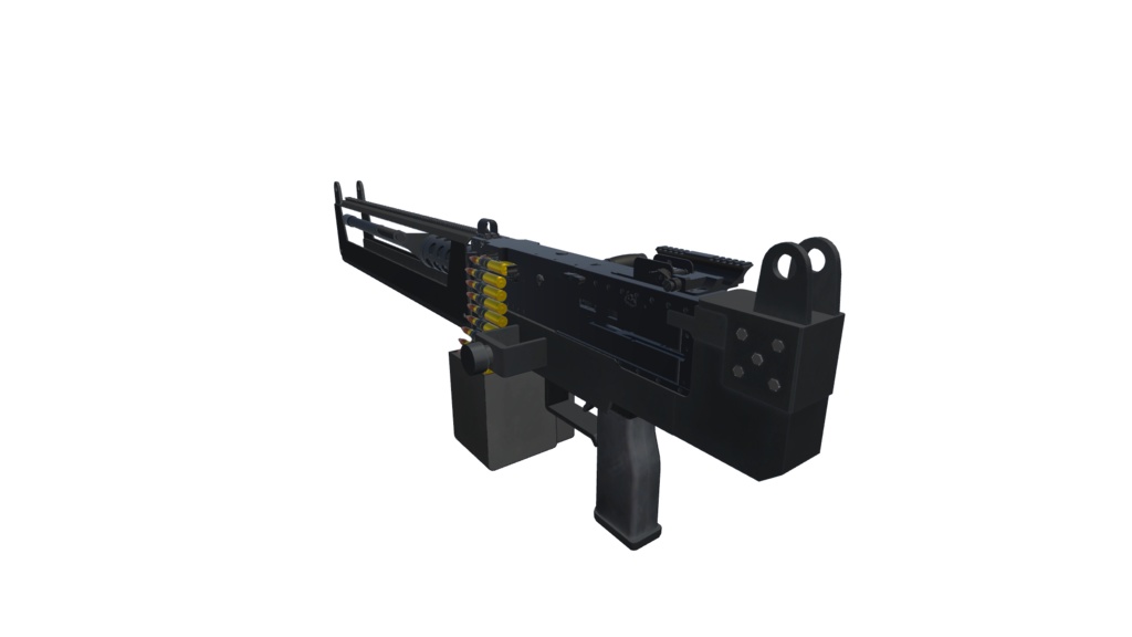 【3Dモデル】Browning M2HB conversion kit