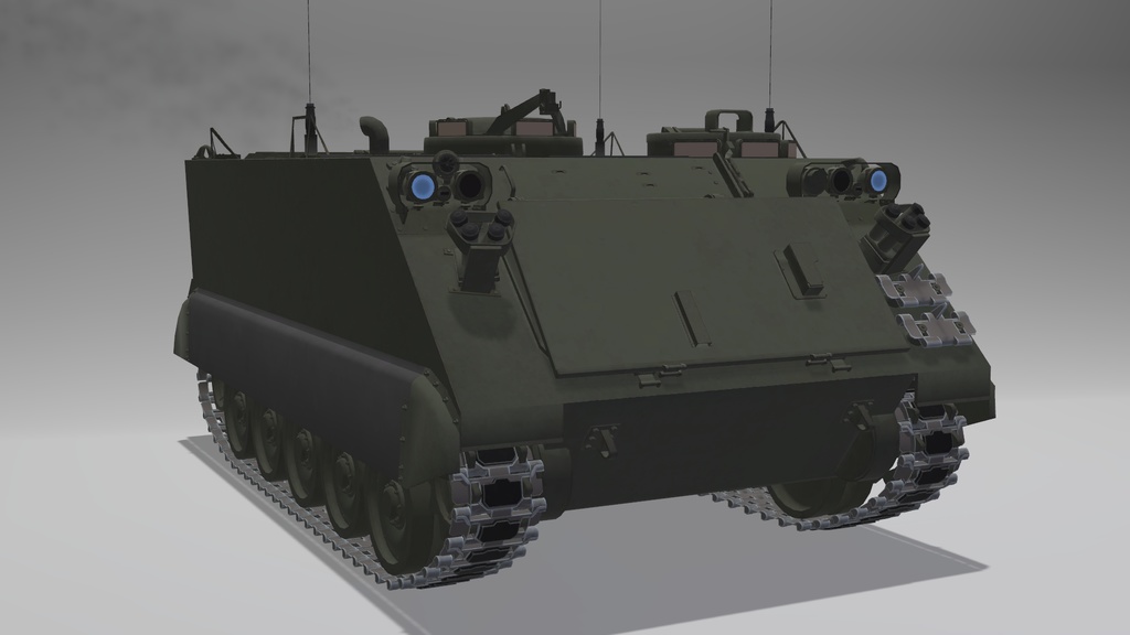 【3Dモデル】APC-装甲人員輸送車