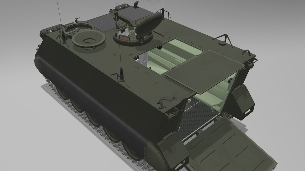 【3Dモデル】APC-装甲人員輸送車