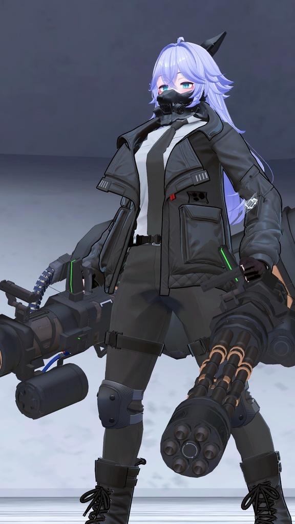 【3Dモデル】GatlingGun-Ignis-