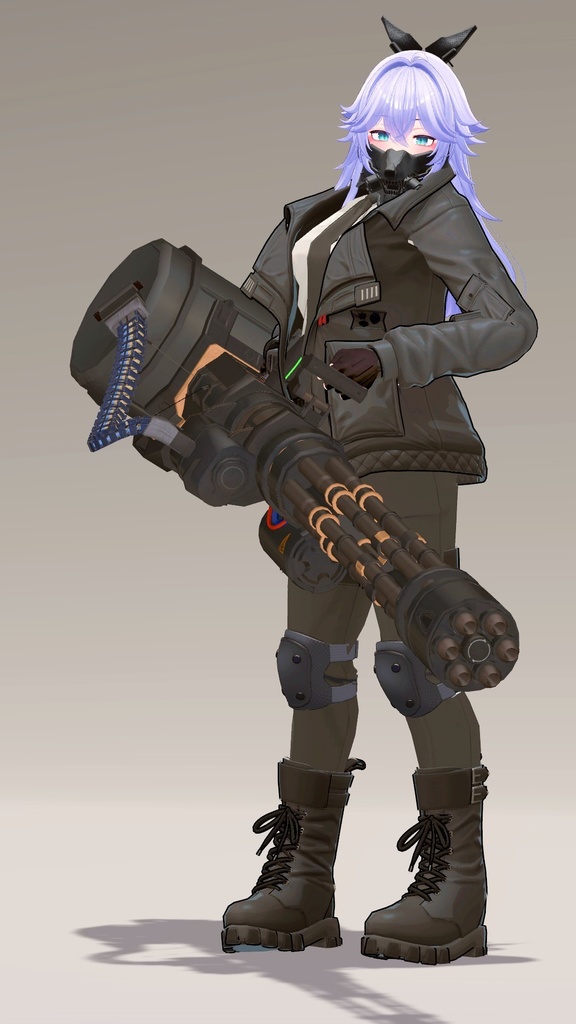 【3Dモデル】GatlingGun-Ignis-