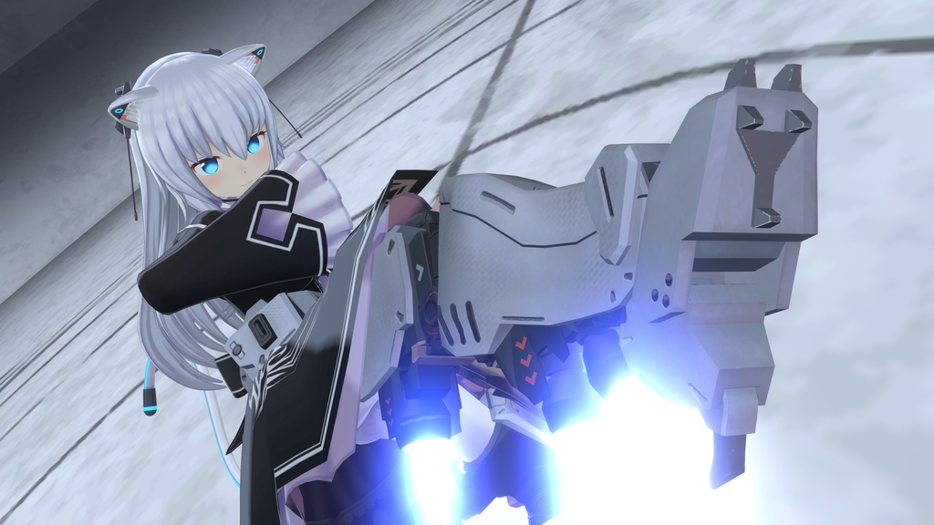 【3Dモデル】脚部パーツ/武器セット01