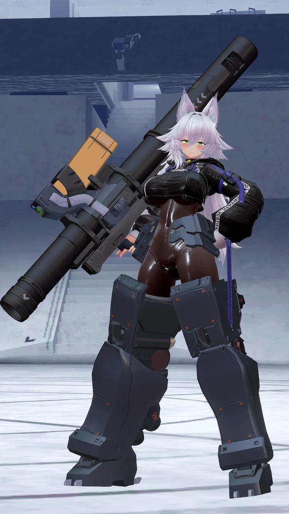 【3Dモデル】脚部パーツ/武器セット01