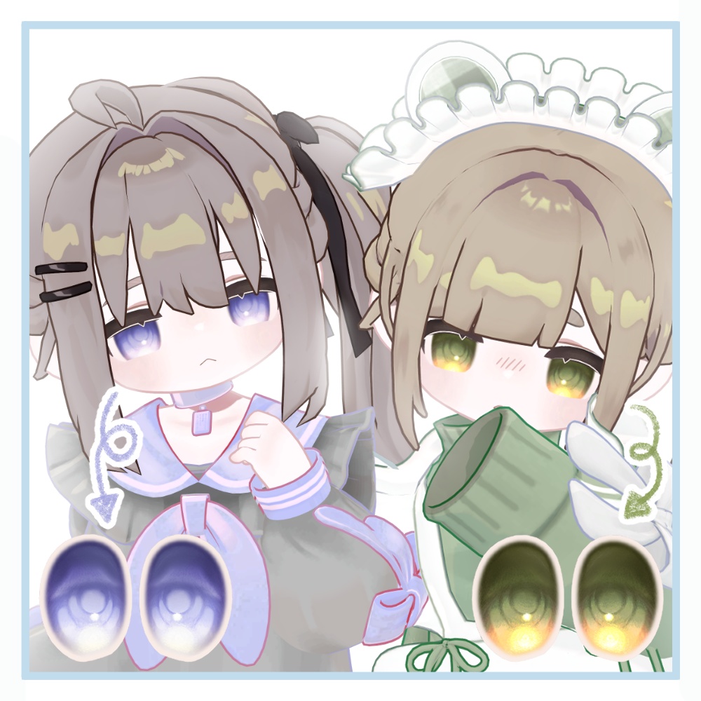 「Kipfel キプフェル専用」 / COLORED PENCIL EYE TEXTURE 色鉛筆アイテクスチャ